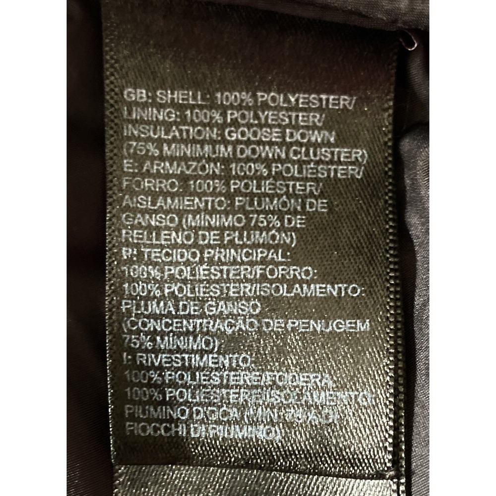 The North Face Nuptse Woman's Black Tonal Puffer Vest 700 Goose Down Fill Large - Picture 10 of 12